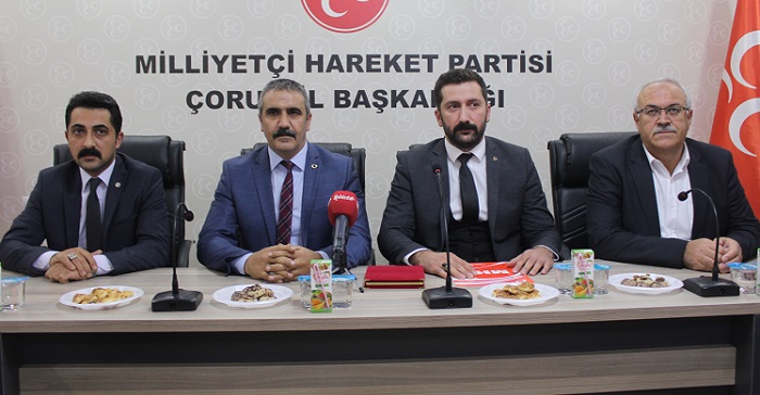 ÇORUM MHP’DE DEVİR TESLİM TÖRENİ