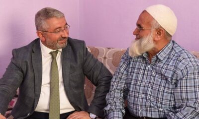 BAŞKAN’DAN YAŞLILARA ANLAMLI ZİYARET