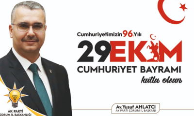 AHLATCI’DAN CUMHURİYET BAYRAMI MESAJI