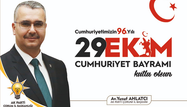 AHLATCI’DAN CUMHURİYET BAYRAMI MESAJI