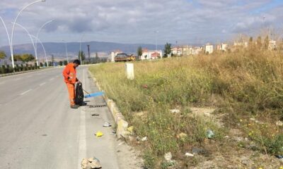 ÇEVRE YOLUNDA TEMİZLİK ÇALIŞMASI