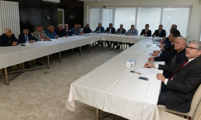 MUHTARLARLA TOPLU TAŞIMA TOPLANTISI