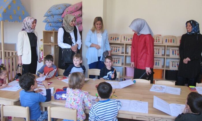 PROTOKOL EŞLERİNDEN OĞUZLAR ZİYARETİ