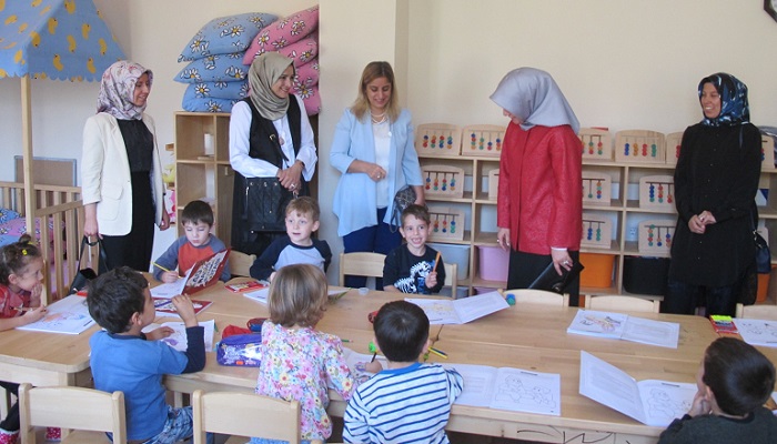 PROTOKOL EŞLERİNDEN OĞUZLAR ZİYARETİ