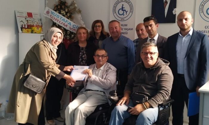 ENGELLİLERİN SORUNLARI GÖRÜŞÜLDÜ