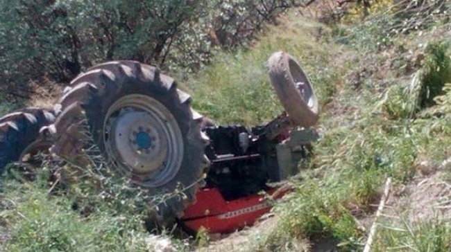 TRAKTÖRDEN DÜŞEREK HAYATINI KAYBETTİ