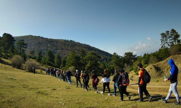 KARACA YAYLASINDA CUMHURİYET YÜRÜYÜŞÜ