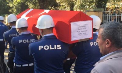 ŞEHİT POLİS SON YOLCULUĞUNA UĞURLANDI