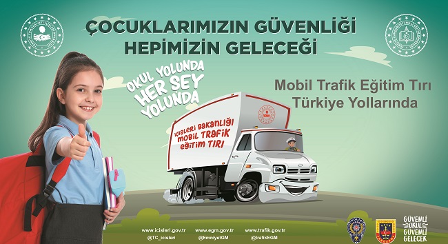 MOBİL TRAFİK EĞİTİM TIRI ÇORUM’DA