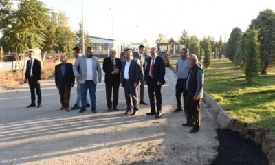 İÇME SUYU ŞEBEKE ÇALIŞMASINI İNCELEDİ