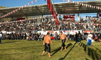 KARGI PANAYIRINDA GÜREŞLERE YOĞUN İLGİ