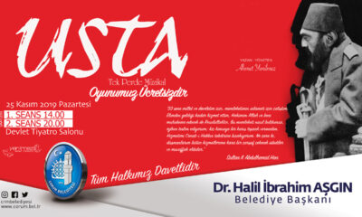 AHMET YENİLMEZ ‘USTA’ İLE ÇORUM’DA