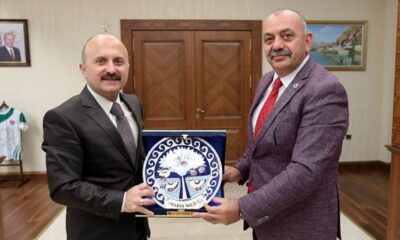 AMASYA VALİSİNE TEŞEKKÜR ETTİ