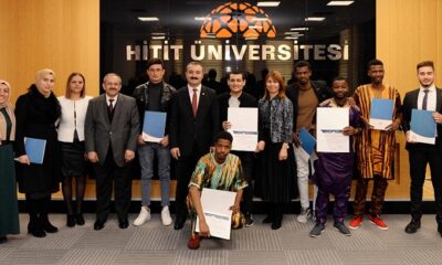 TÜRKÇE KURSUNDA SERTİFİKALAR VERİLDİ