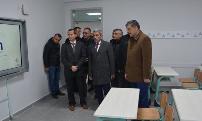 OKULLARDA İNCELEMELERDE BULUNDU