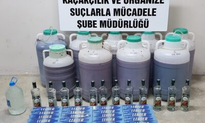 POLİSTEN KAÇAK İÇKİ OPERASYONU