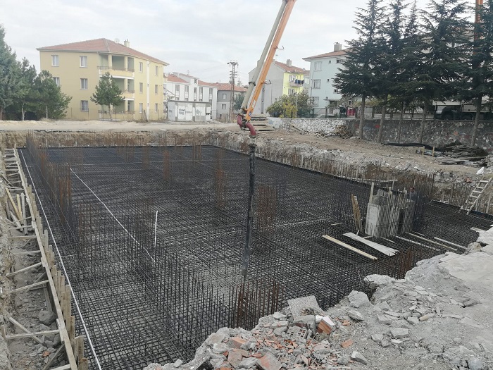 KARŞIYAKA ORTAOKULU İNŞAATI BAŞLADI