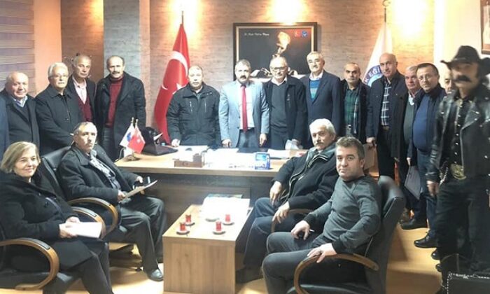 EMEKLİ ÜYELERLE BİR ARAYA GELDİLER