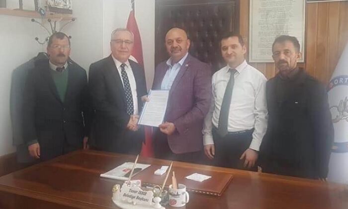 ORTAKÖY BELEDİYESİNDE İMZALAR ATILDI