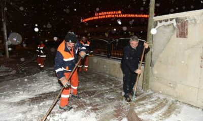 ÇORUM’DA YILIN İLK KAR YAĞIŞI