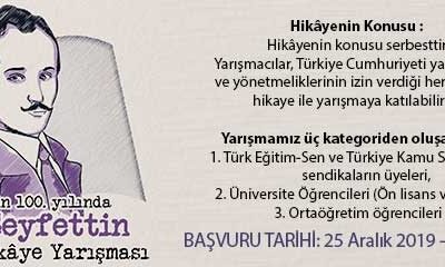 TÜRK EĞİTİM-SEN’DEN ÖDÜLLÜ HİKAYE YARIŞMASI