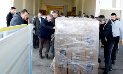 ÇORUM BELEDİYESİNDEN DEPREMZEDELERE YARDIM