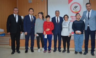ÖDÜL ALAN ÖZEL ÖĞRENCİLERİ KUTLADI