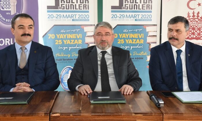 KİTAP KÜLTÜR GÜNLERİ ÇORUM’DA YAPILACAK