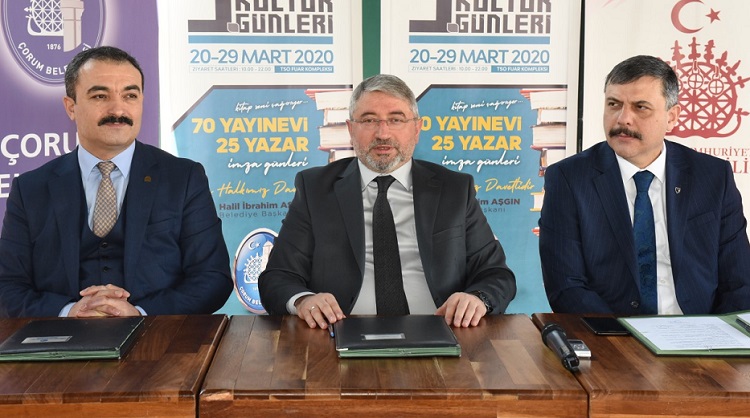 KİTAP KÜLTÜR GÜNLERİ ÇORUM’DA YAPILACAK