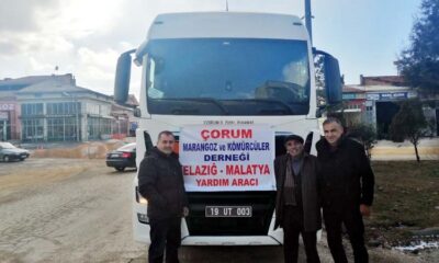 ÇORUM’DAN ELAZIĞ’A YAKACAK YARDIMI