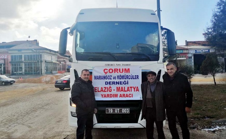 ÇORUM’DAN ELAZIĞ’A YAKACAK YARDIMI