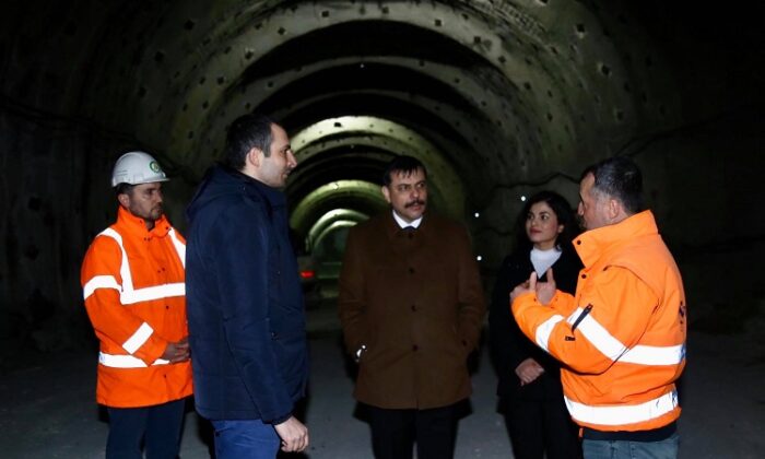 VALİ TÜNELLERİN SON HALİNİ İNCELEDİ