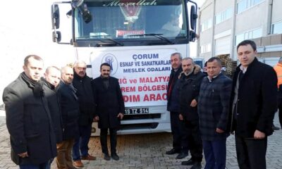 ÇESOB’TAN DEPREMZEDELERE YARDIM