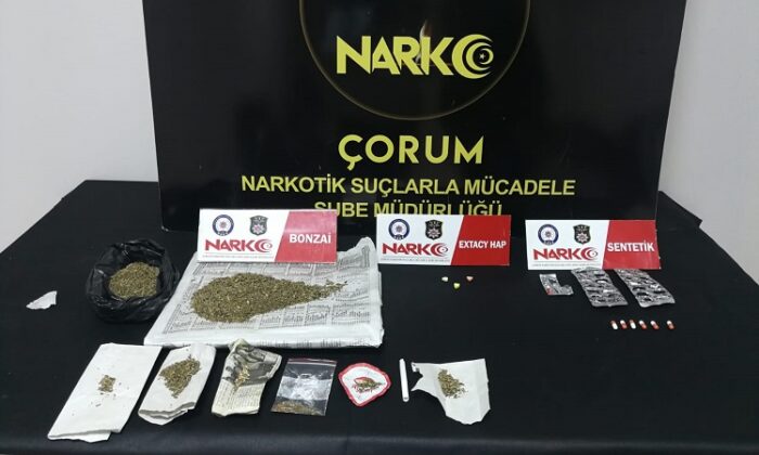 ÇORUM’DA UYUŞTURUCU OPERASYONU
