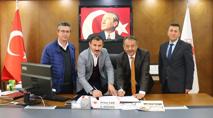BUZAĞILARIN KÜPELENMESİ PROTOKOLÜ İMZALANDI