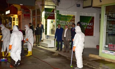 ARASTA YIKANIP DEZENFEKTE EDİLDİ