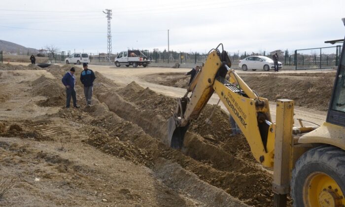 BARIŞKENT’DE İÇME SUYU HAT ÇALIŞMASI