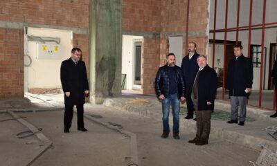 YENİ BELEDİYE BİNASINDA İNCELEME YAPTILAR