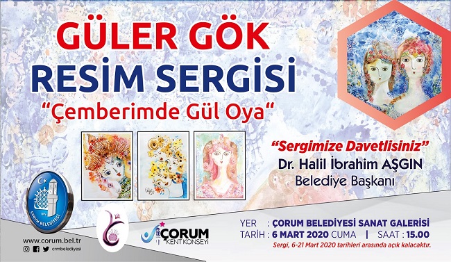 GÜLER GÖK’TEN RESİM SERGİSİ