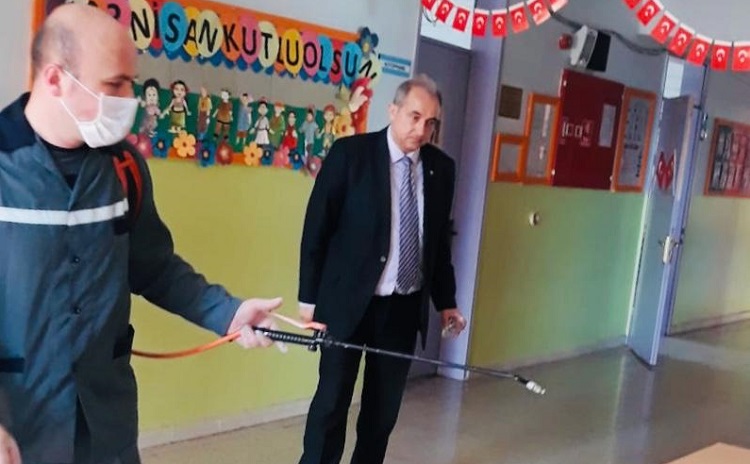 İSMAİL KAKAÇ İLKOKULUNDA TAM HİJYEN