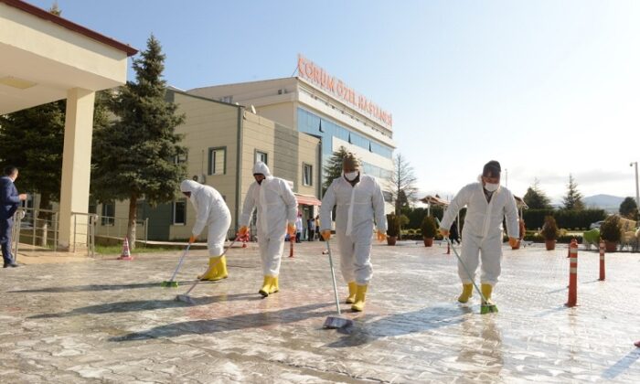 YIKAMA VE DEZENFEKSİYON DEVAM EDİYOR