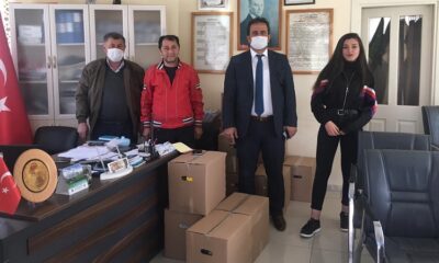 BELEDİYE’DEN MUHTARLARA HİJYEN SETİ