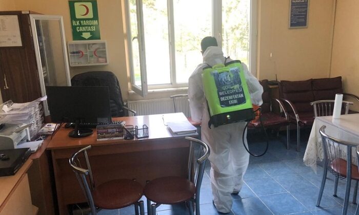 DEZENFEKSİYON ÇALIŞMALARI DEVAM EDİYOR