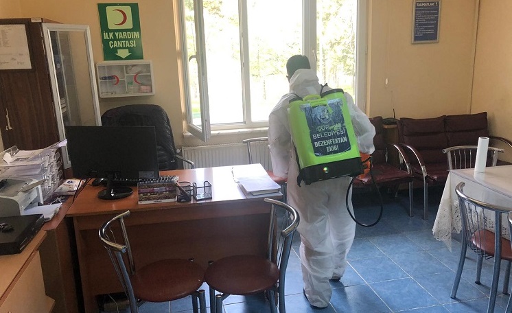 DEZENFEKSİYON ÇALIŞMALARI DEVAM EDİYOR