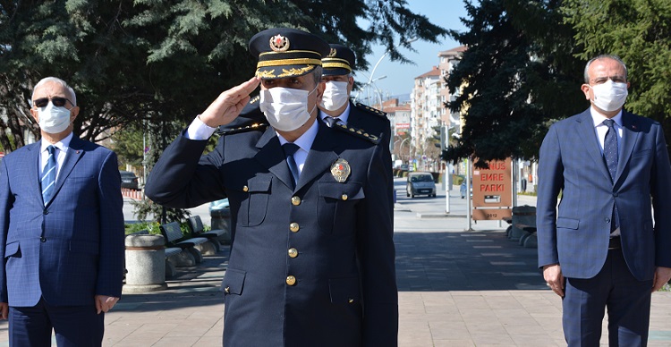 POLİS HAFTASI TÖRENLE KUTLANDI