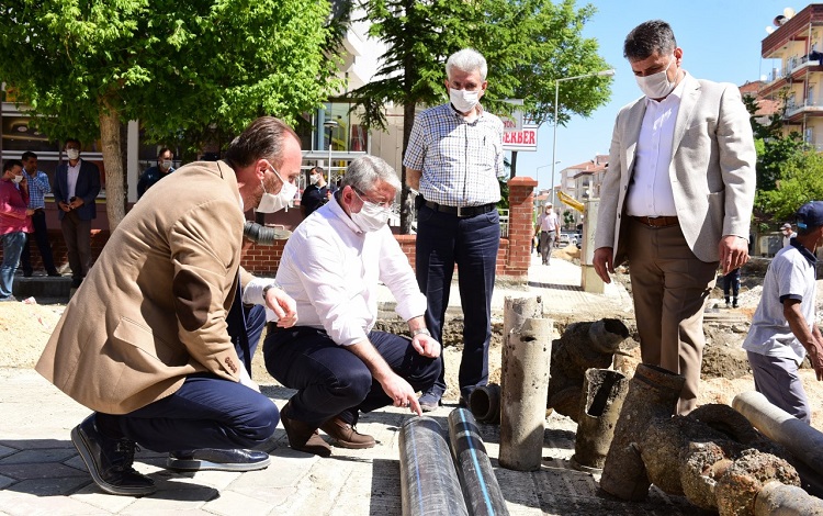 BAŞKAN ÇALIŞMALARI YERİNDE İNCELEDİ