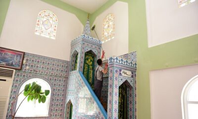BELEDİYE TÜM CAMİLERİ TEMİZLEDİ