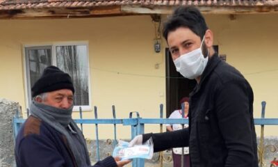 BAŞKAN İSBİR’DEN HER EVE MASKE