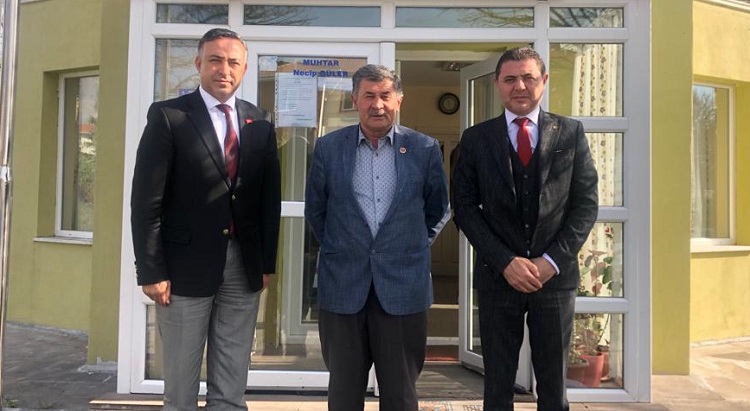 MAHALLE MUHTARLARINI ZİYARET ETTİLER