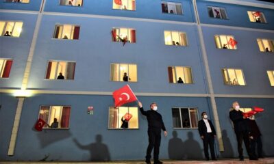 KARANTİNADAKİ MİSAFİRLERE SÜRPRİZ